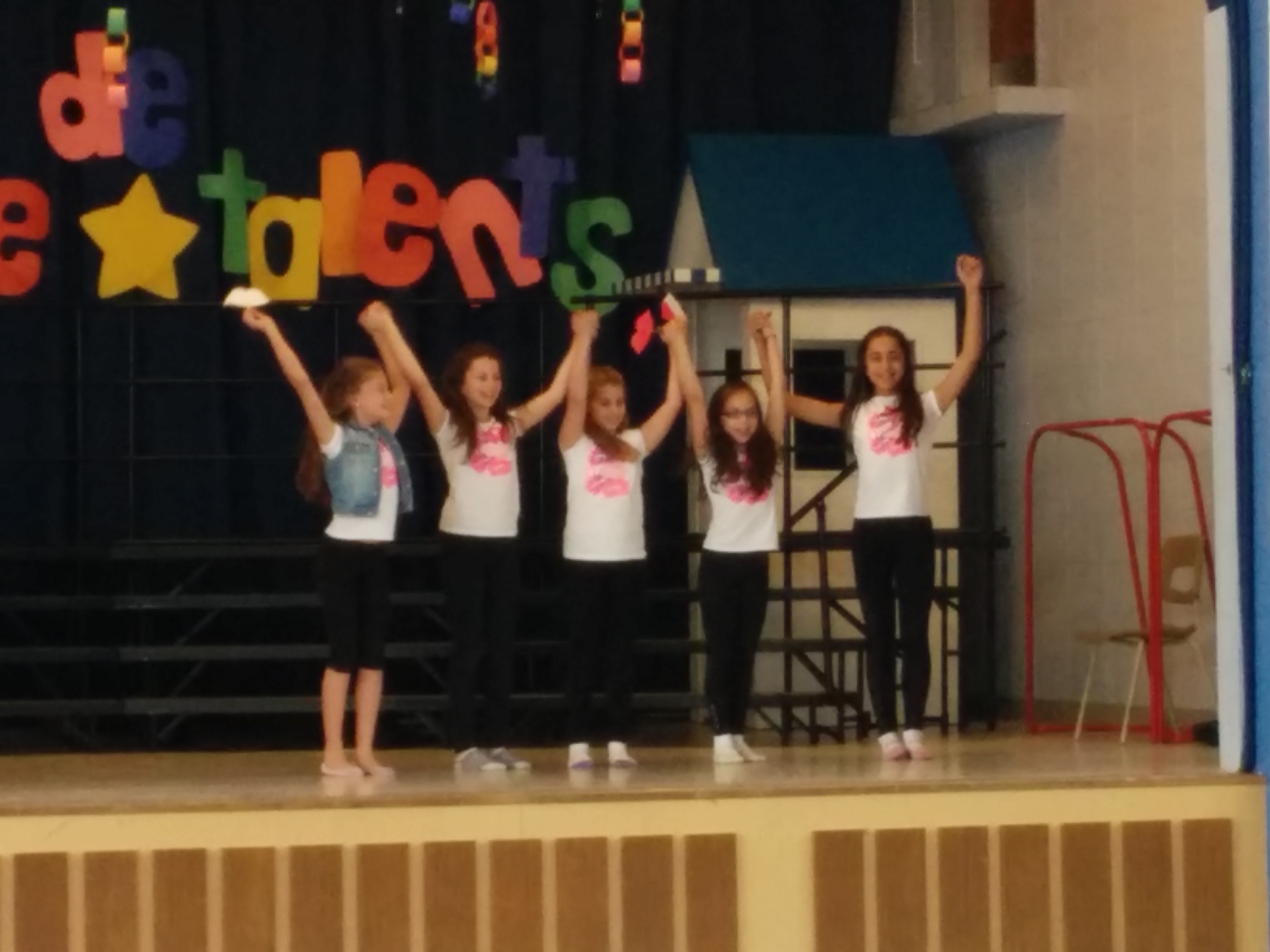 Socrates V students participate in a talent competition