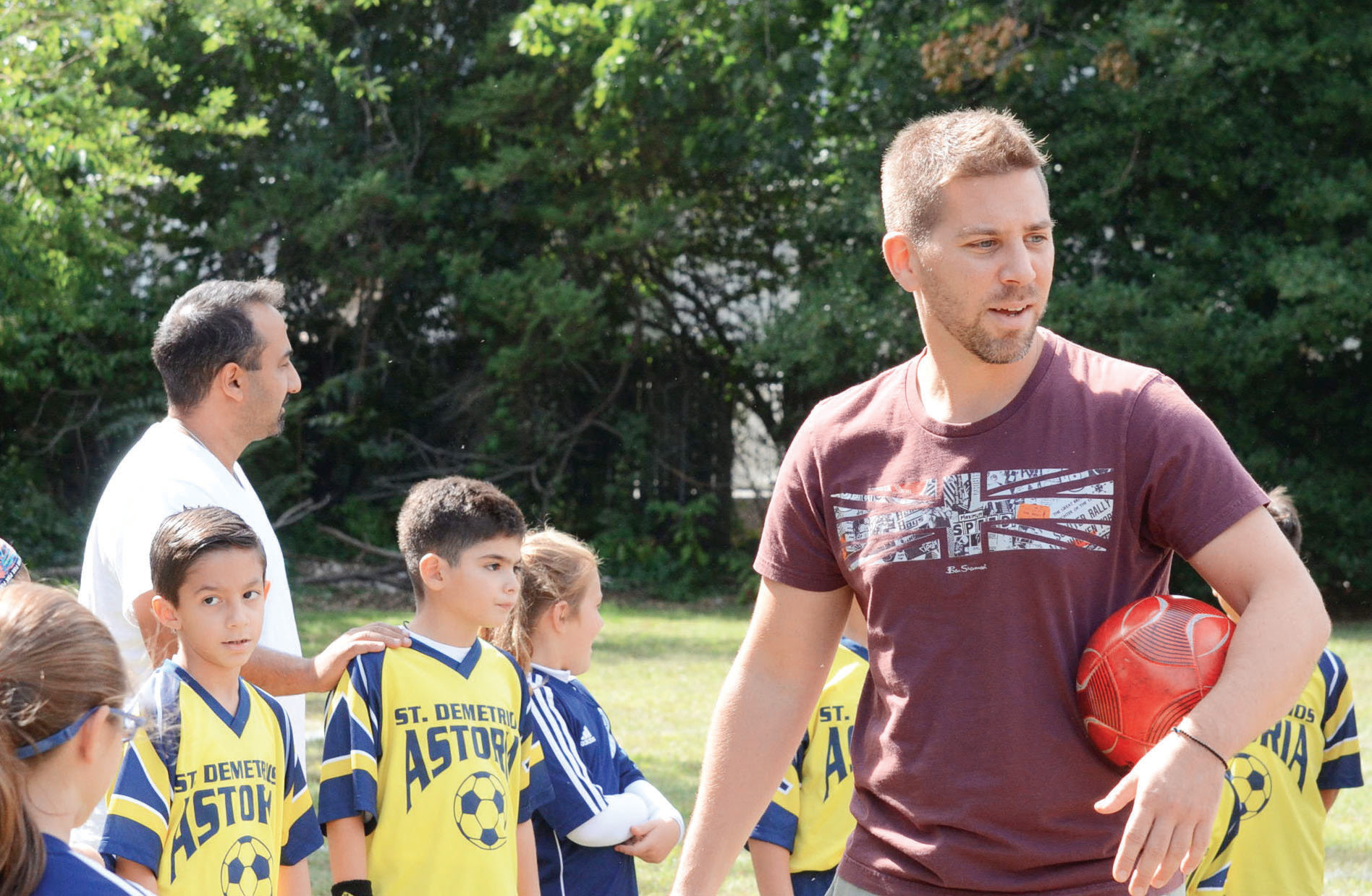 A great summer soccer camp for our students!