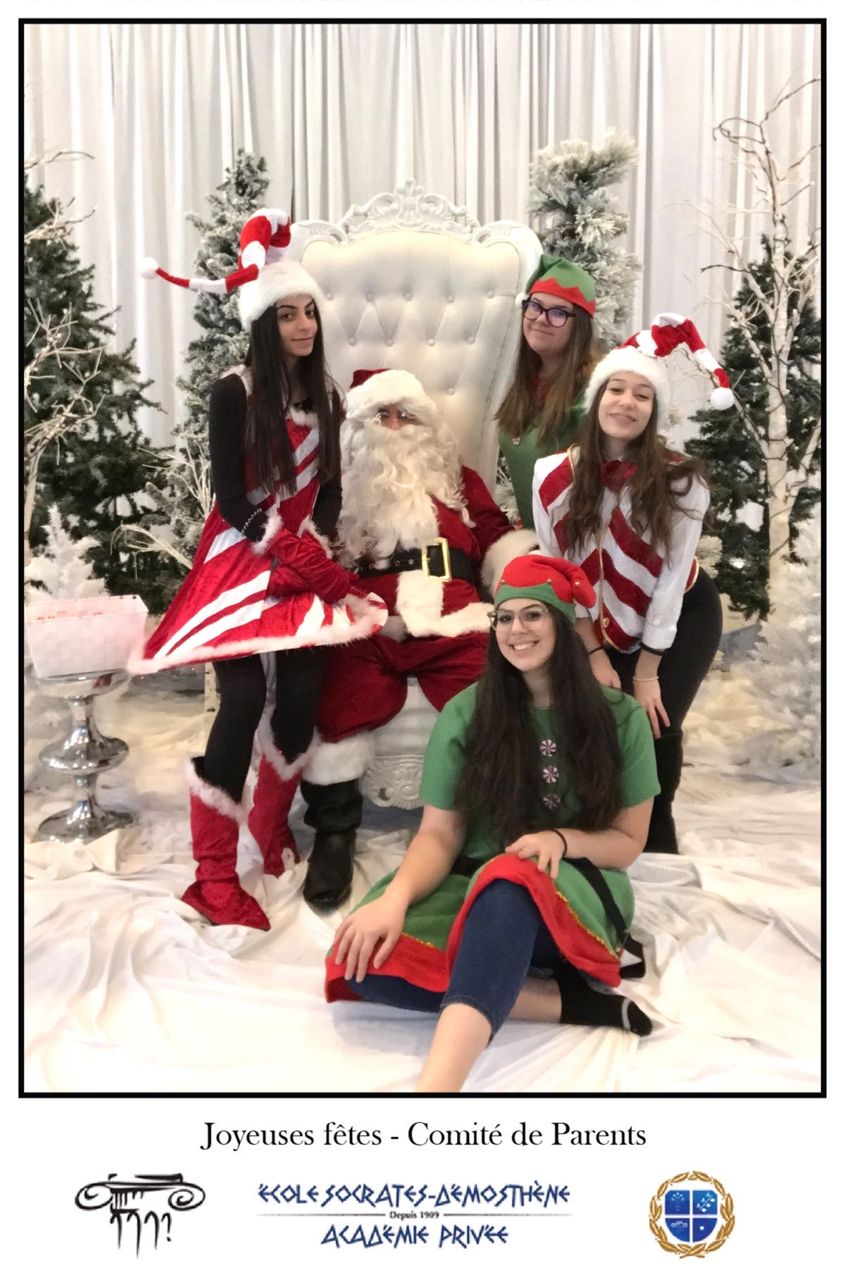 Santa Claus visits Socrates V campus