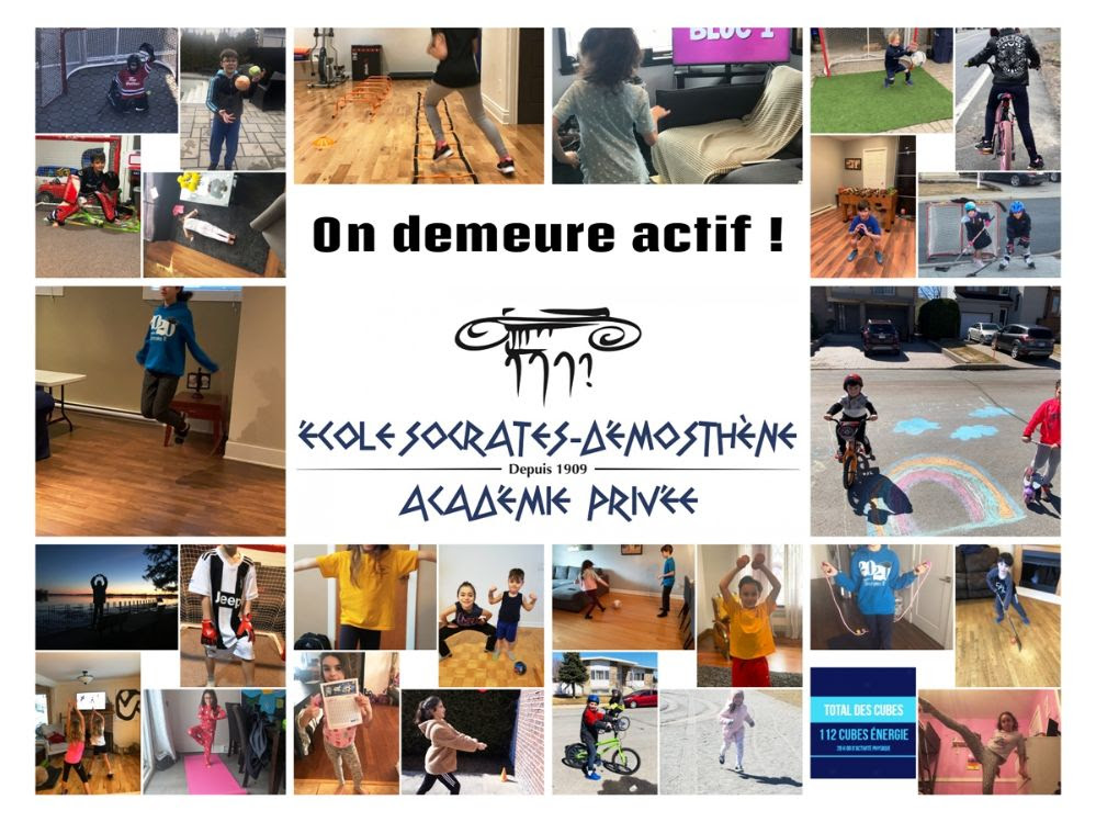 À l’École Socrates-Démosthène, on demeure actif!