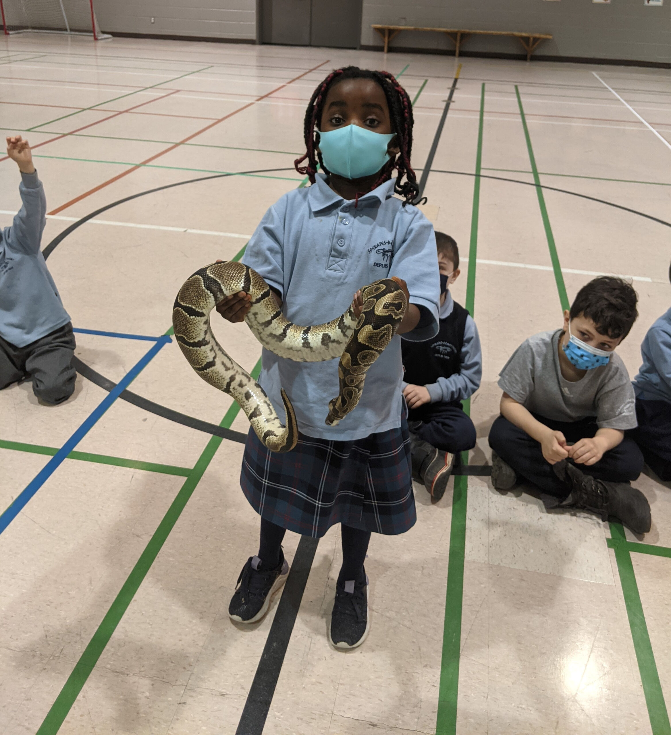 Prof Dino visits Socrates IV – A day of science experiments and reptiles!