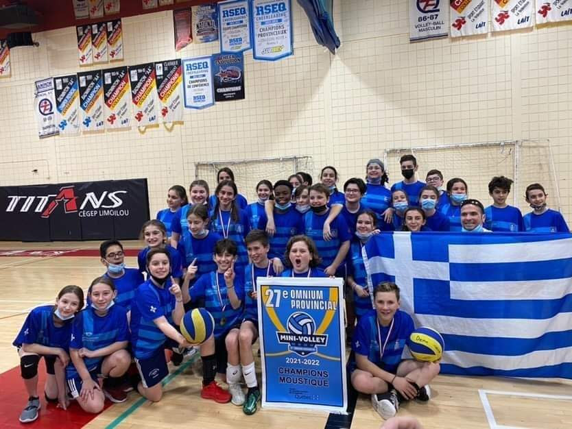 Démosthène : Champions provinciaux au Volley-ball !