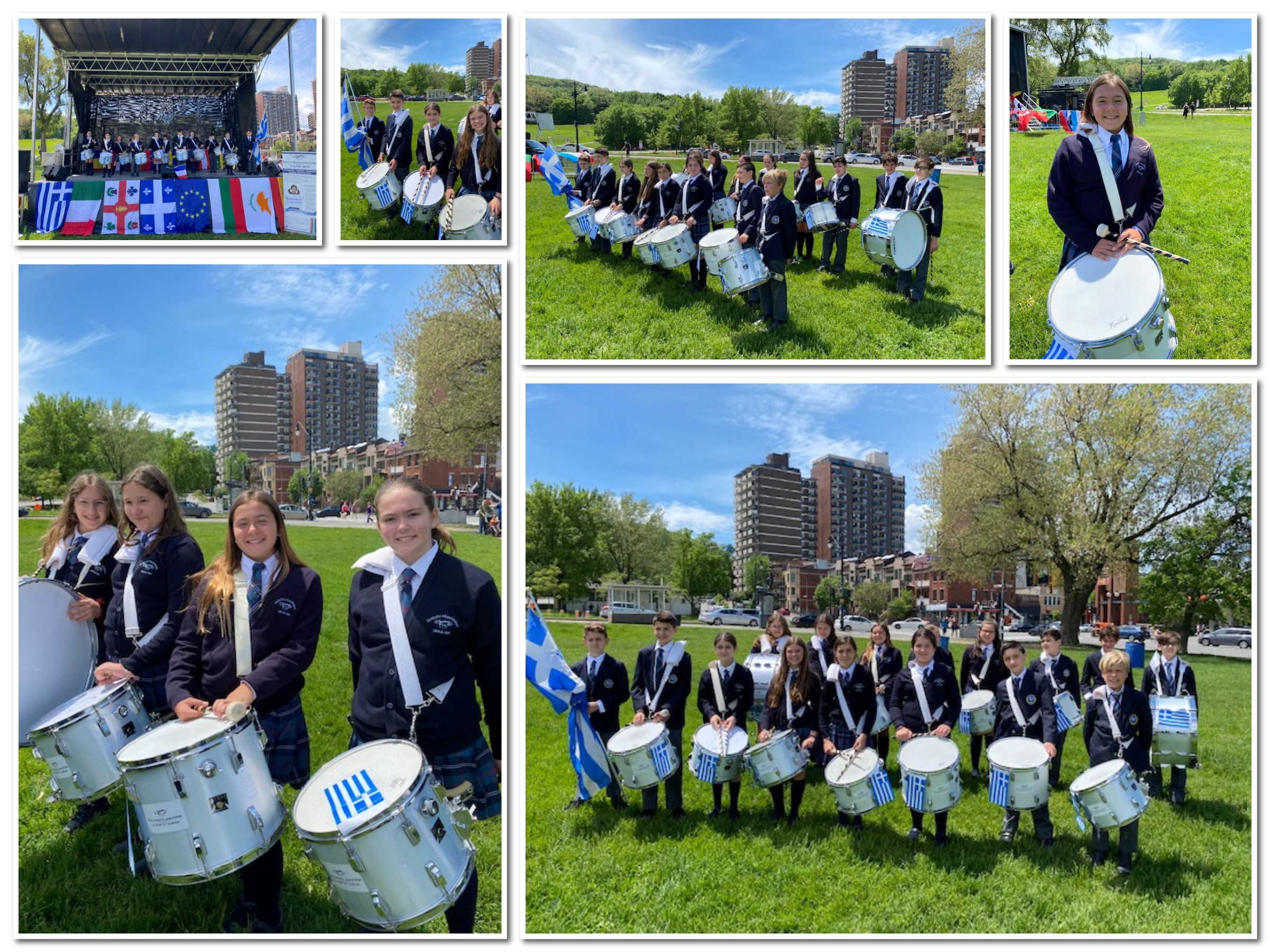 Magnificent performance by our drum corps at the Fête de l’Europe!