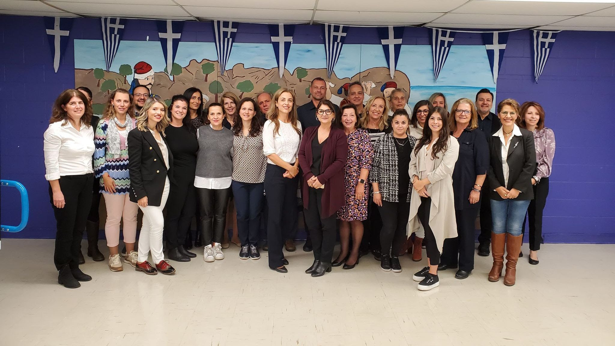 Deux enseignantes de Elliniki Agogi en visite dans notre École!