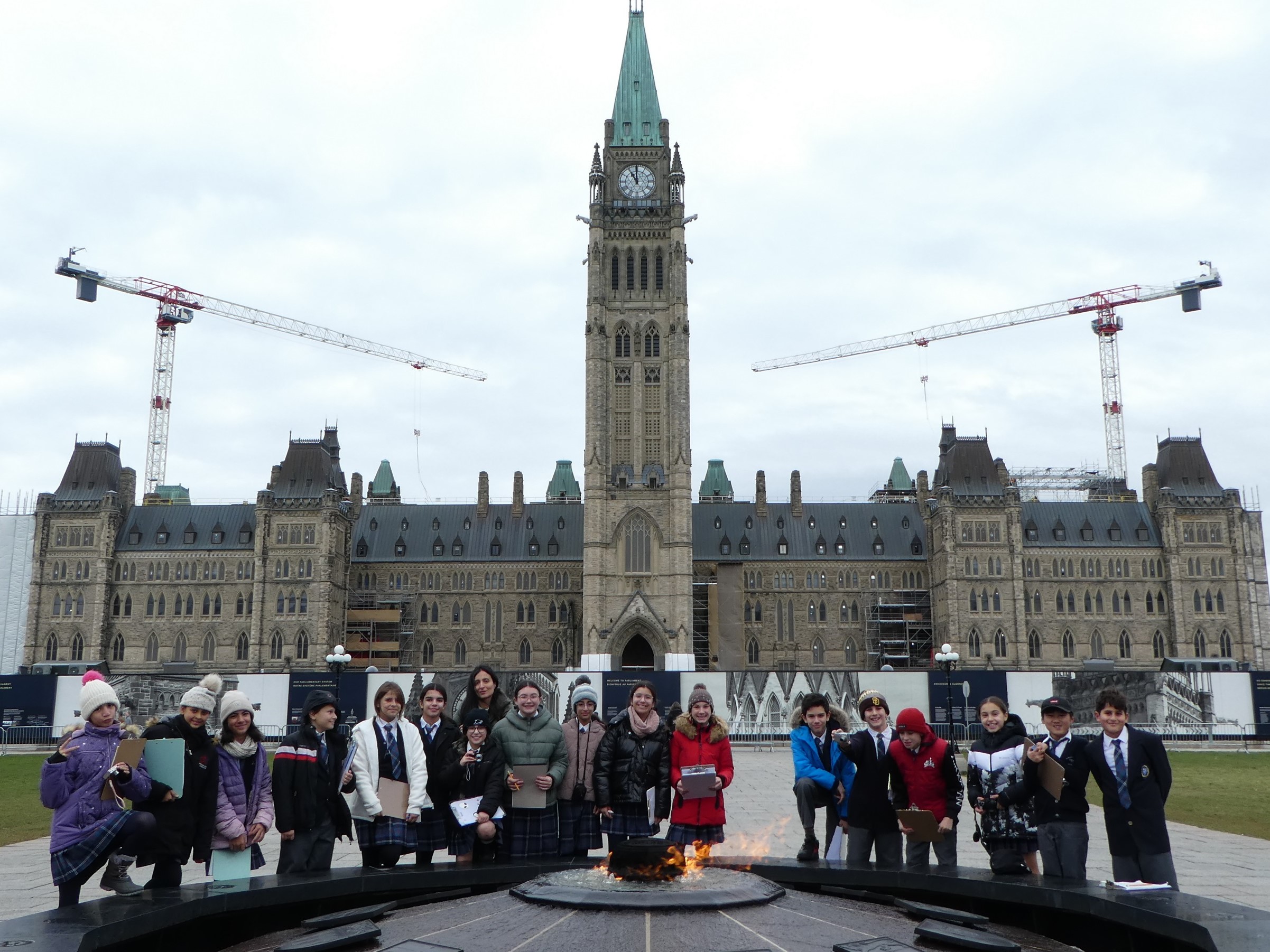 Sixth graders visit Ottawa