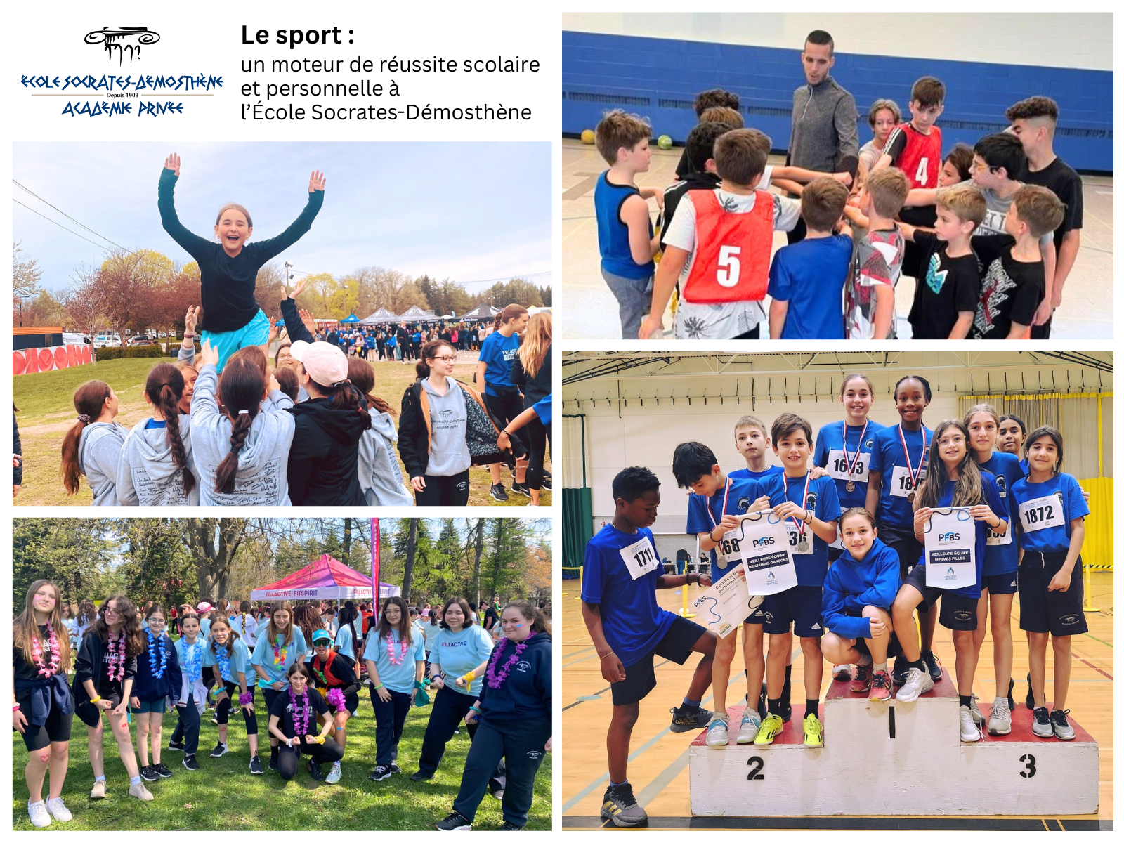 Le sport, moteur de réussite à l’École Socrates-Démosthène ⚽️🏀🏐